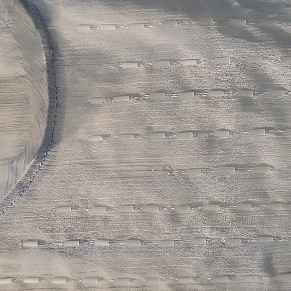 BLUE Beaded Abercrombie & Fitch Sheer Top Size Small - Picture 2 of 6